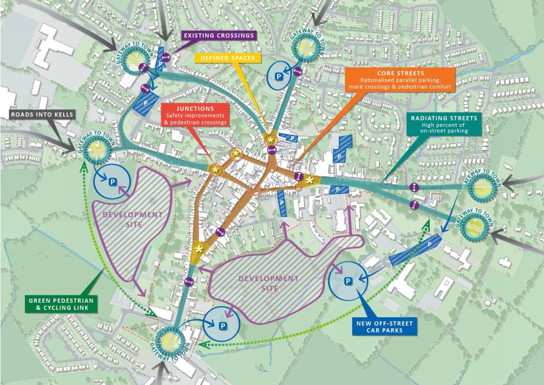 Kells Public Realm and Regeneration Plan Map