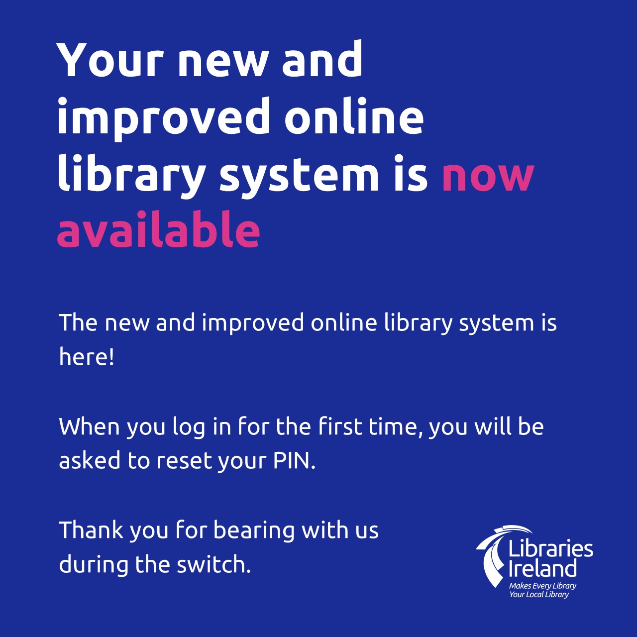 New online system now available