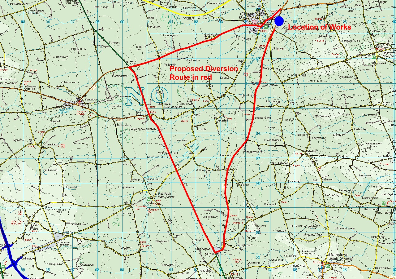 Road Closure The Commons Duleek Sept Oct 2018