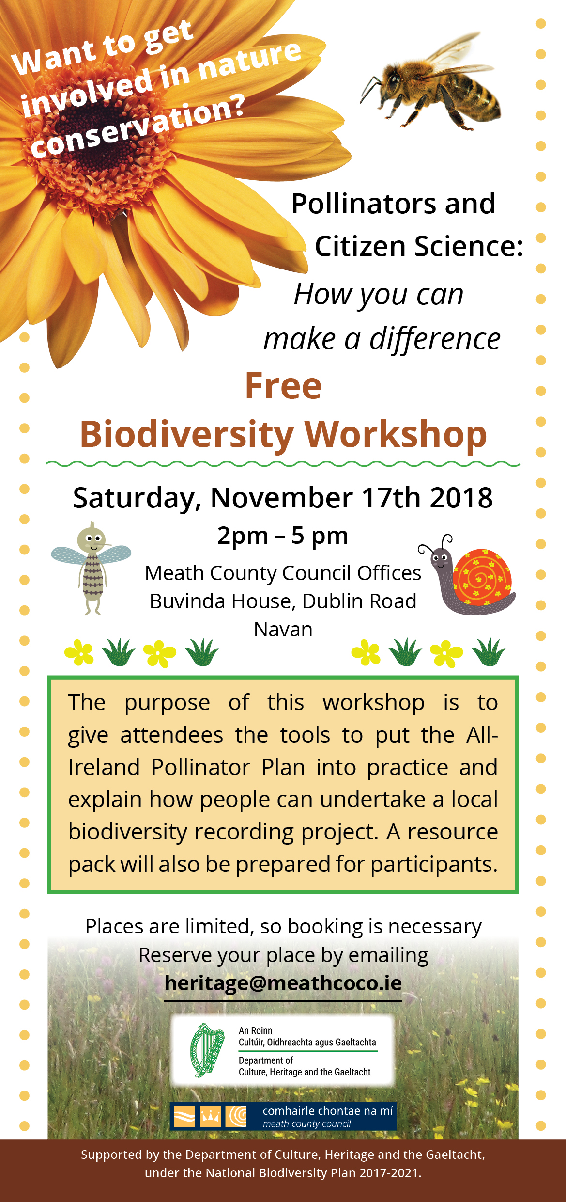 Free Biodiversity Workshop | Meath.ie