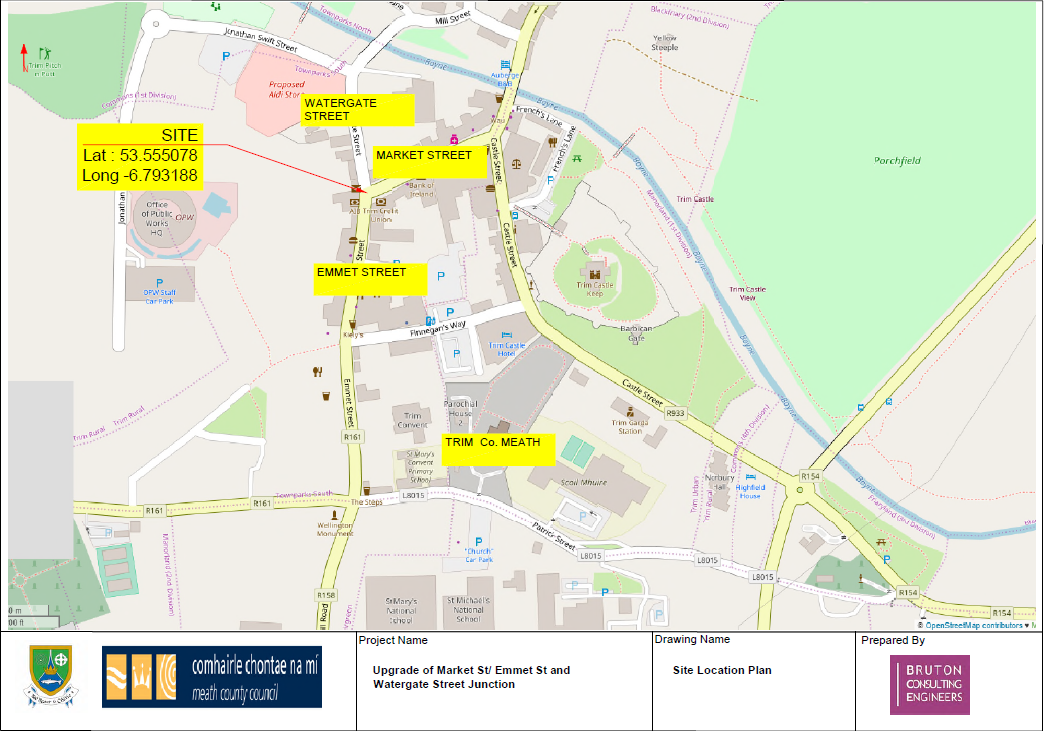 Trim Junction Upgrade Site Location Plan