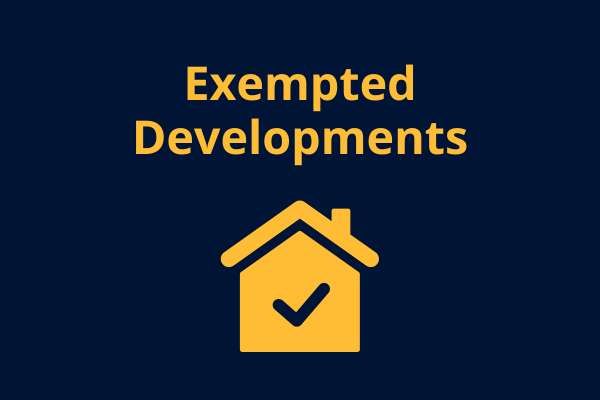 Exempted Developments