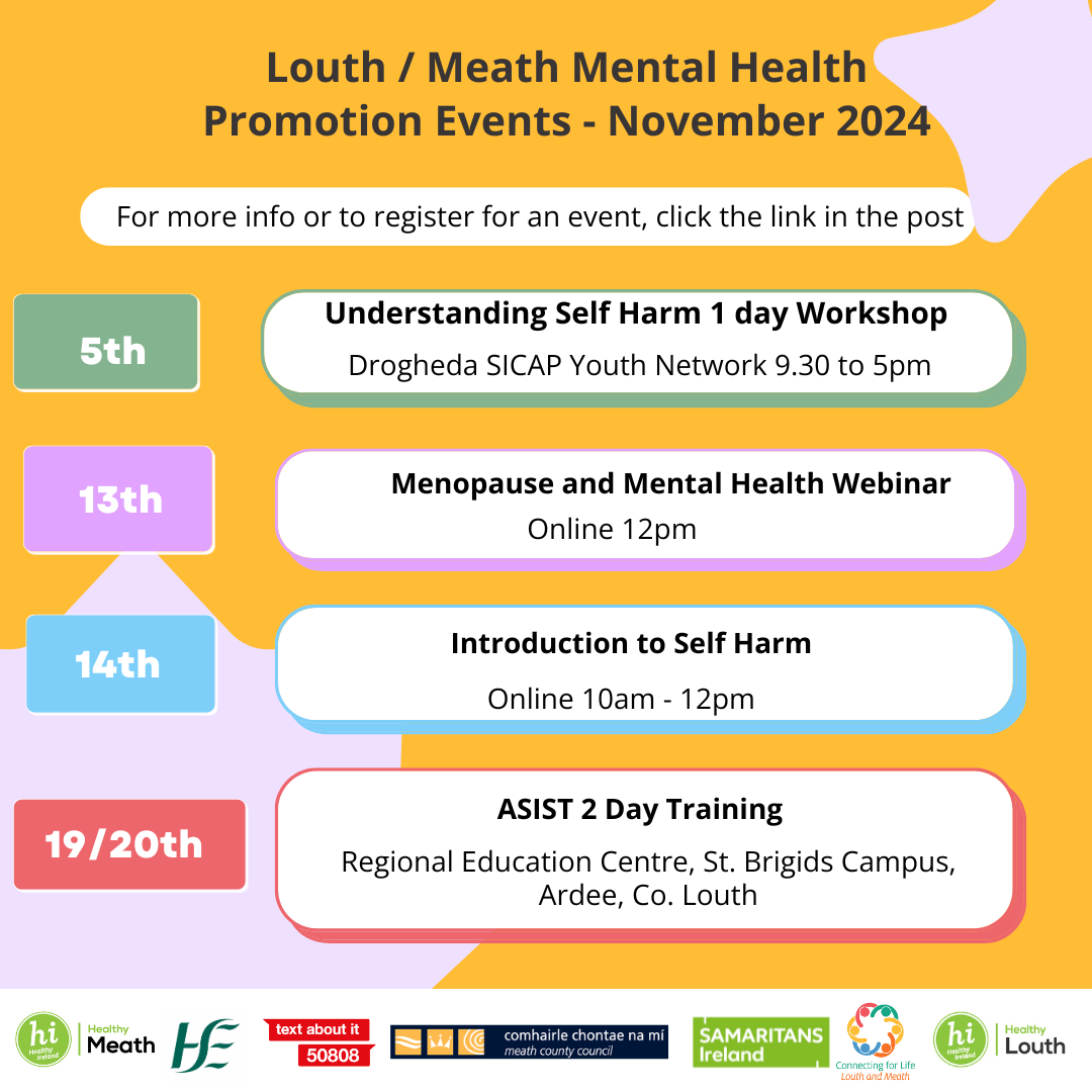 Louth Meath Mental Health Calendar