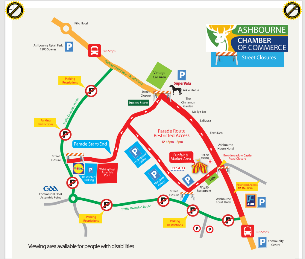 Ashbourne Map