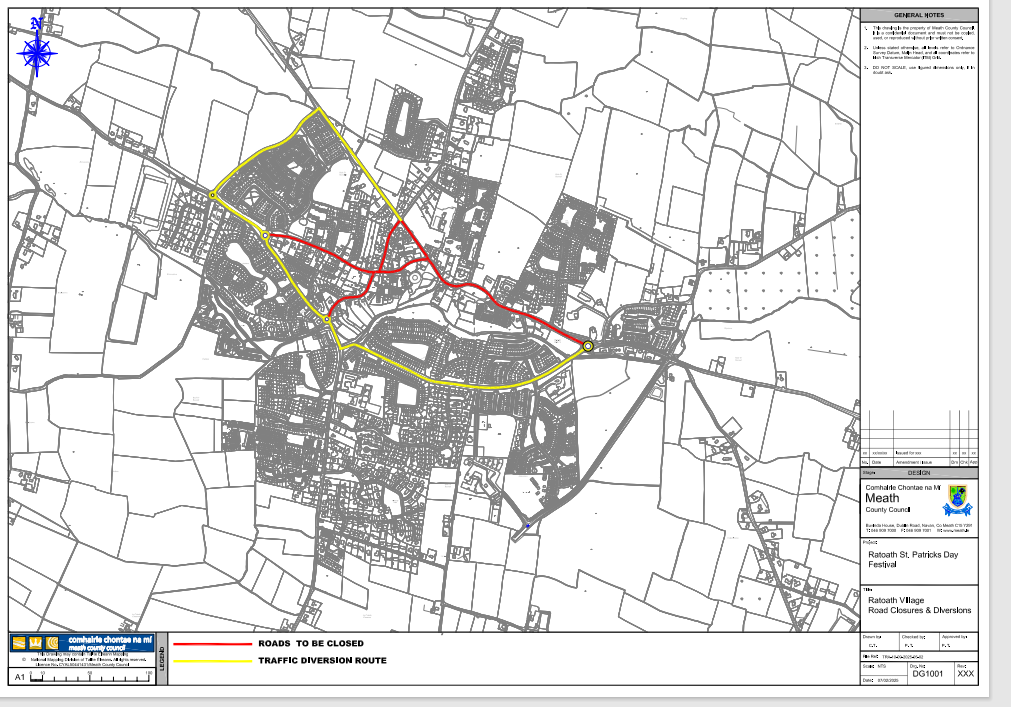 Ratoath Map