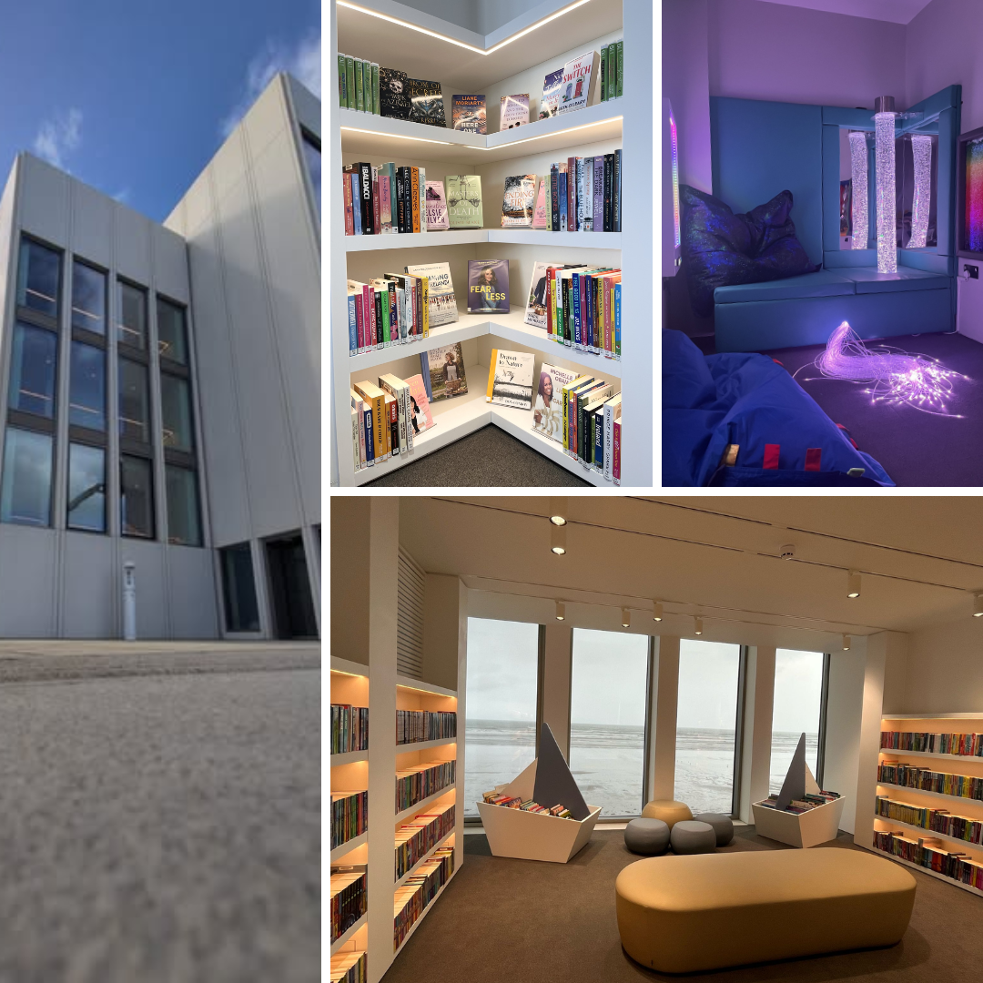 Bettystown Library exterior and interior images