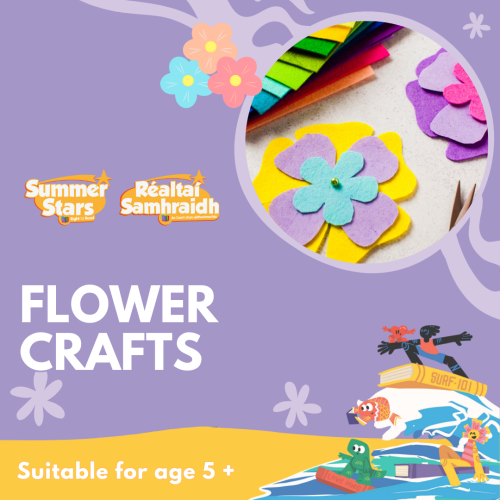 summer stars trim flower craft