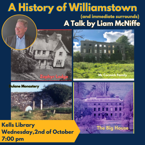 History of Williamstown Talk Kells Library