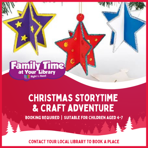 Christmas storytime at the library