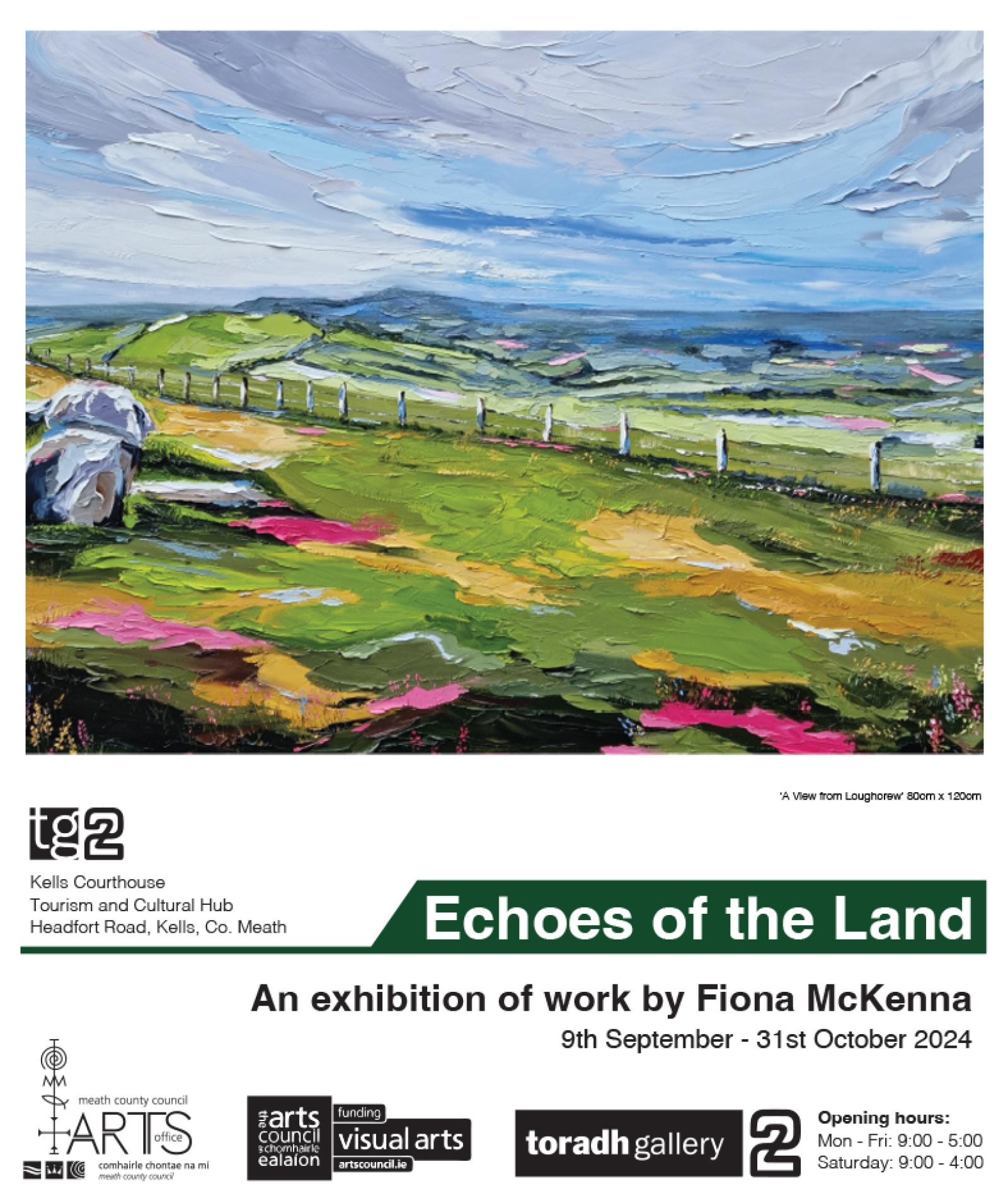 Fiona McKenna Exhibition Poster