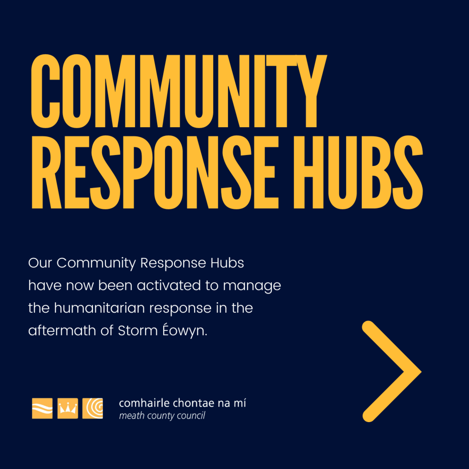 Community Response Hubs