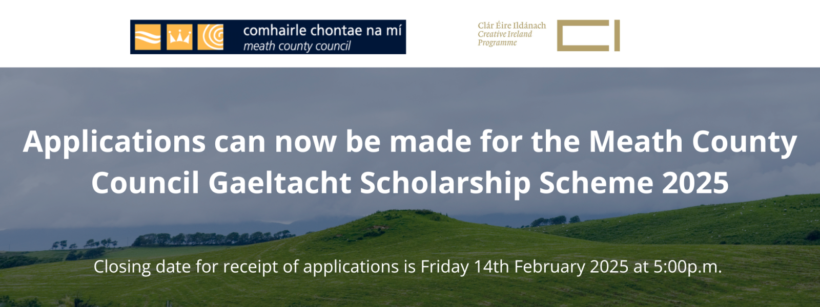 Meath County Council Gaeltacht Scholarship Scheme 2025