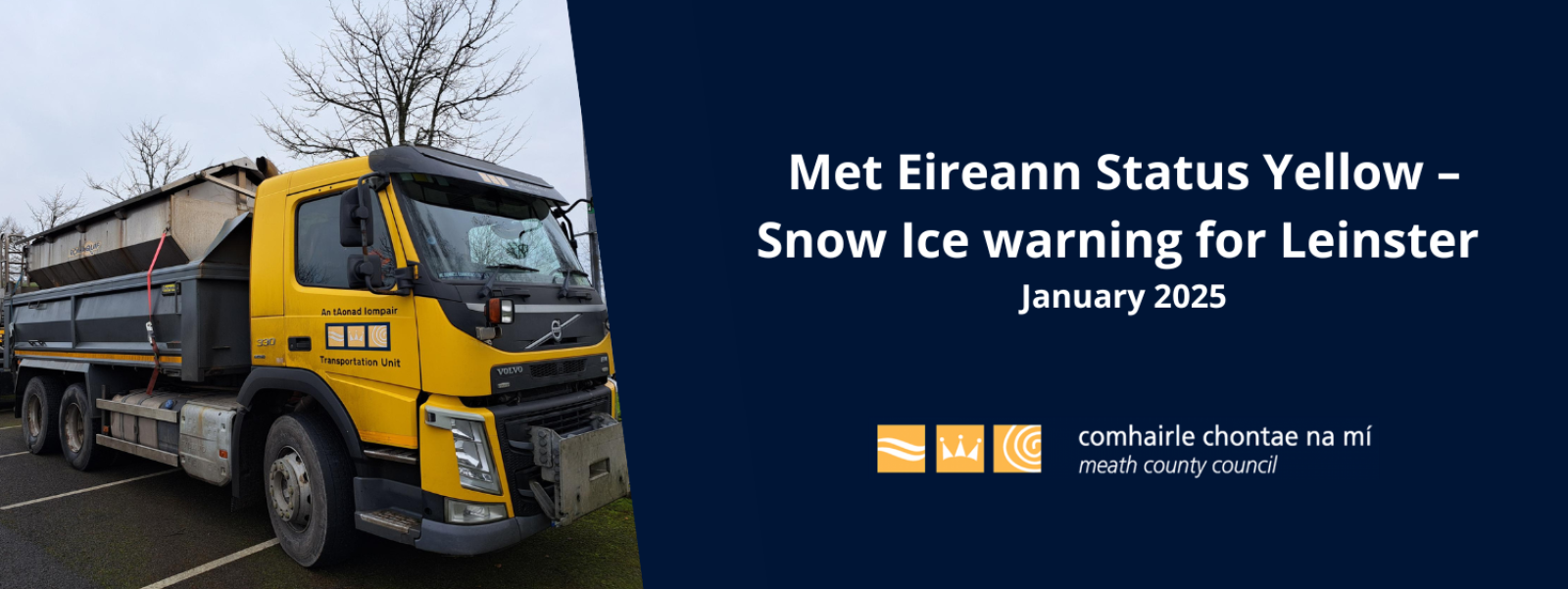 Met Éireann Status Yellow – Snow Ice warning for Leinster 