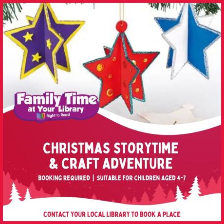 Christmas storytime & craft adventure: Family Time at Your Library 