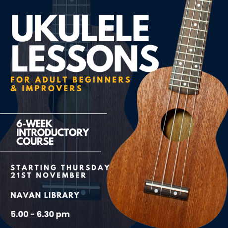 Adult Ukulele Lessons Navan Library