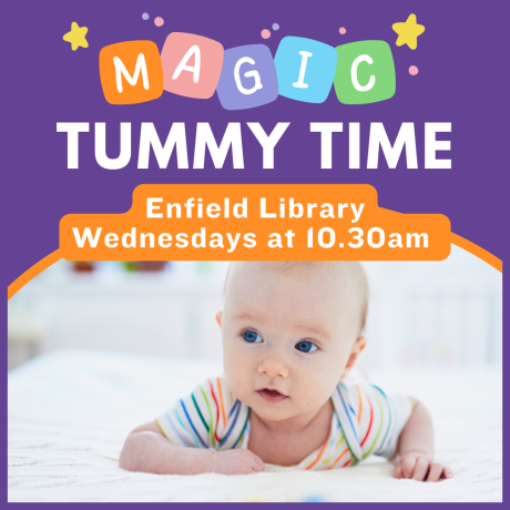 Magic tummy time at Enfield Library